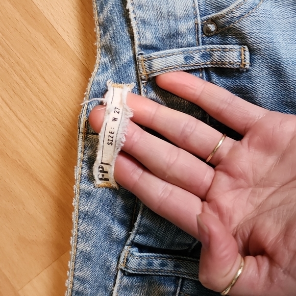 Free People Retro patchwork Denim - Picture 4 of 5